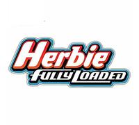 13cmx5.3cm for Herbie Fully Loaded Funny Car Stickers Auto Decals 3D Creative