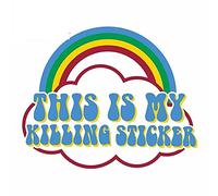 13cmx5cm for Rainbow Funny This is My Killing Stickers Car Styling Personality Decals