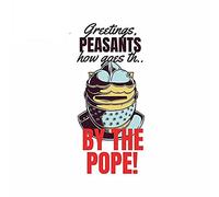 13cmx6.1cm for Peasants by The Pope Car Stickers Scratch Proof Windows Decal