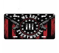 13cmx6.5cm for We are Everywhere American Flag Personality Car Sticker Refrigerator Decal