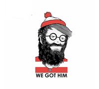 13cmx7.6cm for We Got Him Bearded Man Motorcycle Anime Windows Decal Personality