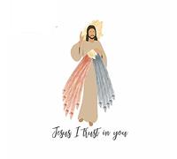 13cmx8.2cm for Divine Mercy Priest Religious Car Stickers Waterproof 3D Decal Windshield