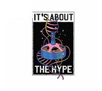 13cmx8.2cm for Its About The Hype Car Stickers Van Anime Motorcycle Decal
