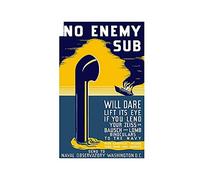 13cmx8.2cm for No Enemy Sub Will Dare Car Stickers DIY Personality Motorcycle