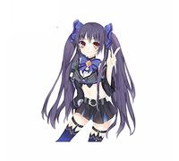 13cmx8.3cm Decals for Hyperdimension Neptunia Black Heart Dress Vinyl Car Wrap Personality