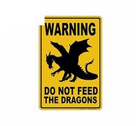13cmx8.7cm for Do Not Feed The Dragon Cartoon Car Stickers Van Bumper