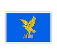 13cmx8.8cm Friuli Venezia Giulia Italy Flag Sticker Italia Italy Waterproof Car Trunk