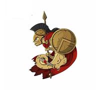 13cmx9.2cm for Ancient Roman Warrior Charge Waterproof Car Stickers Refrigerator Bumper Decal