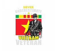 13cmx9.3cm for Vietnam Veteran Car Assessoires Sticker Waterproof Occlusion Scratch Decal Bumper