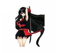 13cmx9.5cm for Akame Ga Kill Akame Vinyl Car Stickers Personality Snowboard Motocycle