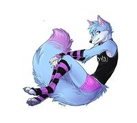 13cmx9.5cm for Femboy Hooters Furry Car Stickers Vinyl Waterproof RV Van Occlusion