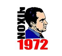 13cmx9.5cm for Nixon.1972 Car Stickers Vinyl Graphic Trunk Decal Personality Creative