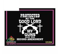 13cmx9.6cm for My Guns and The Second Amendment Funny Car Stickers Laptop