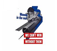 13cmx9.7cm for Women in The War We Cant Win Car Stickers Windshield