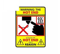 13cmx9.8cm for Hot End Danger Reason Car Stickers Occlusion Scratch Laptop Decal
