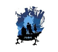 13cmx9.9cm for Howl s Moving Castle Creative Car Stickers Sunscreen Decal Waterproof