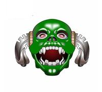 13cmx9.9cm for Monster Mask Alien Anime Funny Car Stickers Vinyl JDM Bumper