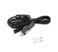 13FT/4m 12V Fridge Lead Car Cool Box Power Cable with 15A Fuse Car Refrigerator Extension Cord for Cigarette Lighters(With Switch)