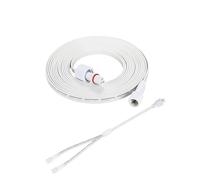 13FT Extension Cable with Y Splitter Compatible with Govee Permanent Outdoor Lights H705A H705B H705C, 1 Female to 2 Male 3-Pin Outdoor Extension Cord (Not for Outdoor Smart String Lights 2)