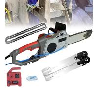 13In/18In Electric Concrete Chainsaw, 5800W/6500W Handheld Chainsaw Wall Cutter, Diamond Chain Saw for Concrete, Water Fed Concretes Cutter, Dust Free Concretes Chainsaws