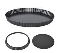 13in/33cm Tart Tin Mini, Removable Bottom Quiche Tin, with Non Stick Coating and Loose Bases Rectangular Tart Tin for Baking, Pizza, Pie, Flans, Tarts