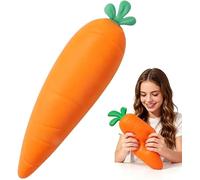 13In Carrot Squishy, Jumbo Squishy Carrot Giant Big Realistic Carrots Moldable Soft Squishys Slow Rising Stress Ball for Anxiety Stress Party Favor for Adults (Giant Carrot)