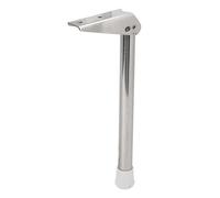 13inch Boat Swing Leg, 90 Degree Folding Support Plate Support Leg for Boat, Adjustable 304 Stainless Steel Boat Bench Legs with White Rubber Tips, for Marine Yacht (Left