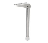 13inch Boat Swing Leg, 90 Degree Folding Support Plate Support Leg for Boat, Adjustable 304 Stainless Steel Boat Bench Legs with White Rubber Tips, for Marine Yacht (Right