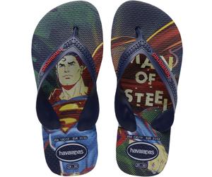(13K UK, Blue/Navy) Havaianas Boys Kids Max Herois Summer Beach Holiday Sandals Flip Flops