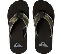 Boys Monkey Abyss Flip Flops in Green & Black