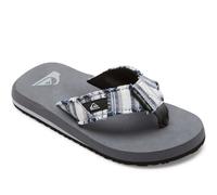 (13K UK, Grey 3) Quiksilver Boys Kids Monkey Abyss Summer Beach Sandals Flip Flops Thongs
