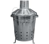 13L Mini Garden Incinerator Small Rubbish Waste Paper Document Burning Fire Bin Metal Incinerator