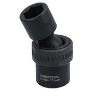 13mm 3/8in Drive Universal Swivel Wobble Metric Impact Shallow Socket