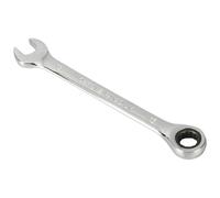 13mm Combination Ratchet Spanner Hardened Chrome Vanadium Steel 2-in-1 Double End Ratcheting Wrench - Fixed Head with 72 Tooth / Open End for Easy DIY Pipeline Bicycle Repair Home Maintenance Metric