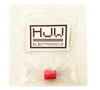 13mm Control Knob For 0.25 Inch Round Or 6mm Splined Shafts Red (1)