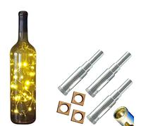 13mm Diamond Drill Bits for Glass Bottles 1/2 Inch 3 Pack - Includes Drill Guide for Holding Bits Steady, Easy to Use Core Bits for Lamp Kits, DIY Projects, Glass Blocks, Ceramic, Porcelain, Tile