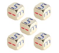 13mm Dices Set Colorful Six Sided Dices Cubes With Large Number Playings Round Block Kids Math Teaching Educational Toy