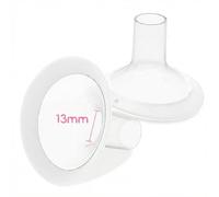 13mm Flange Inserts for Medela Breast Pump, 2pcs Medela Nipple Shields Compatible with Pump in Style, Symphony, Hand Pumpt Parts for Breastfeeding
