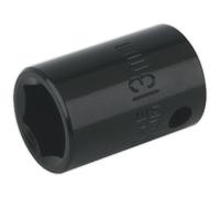 13mm Forged Impact Socket - 3/8 Inch Sq Drive - Chrome-Vanadium Wrench Socket