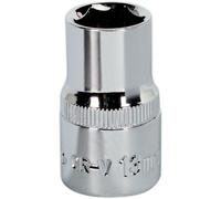 13mm Forged Steel Drive Socket - 1/2" Square Drive - Polished Chrome Vanadium