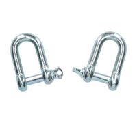 13mm Galvanised Dee D Shackle 2 Pack Chandlery Marine Rigging Shackle