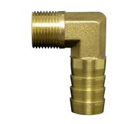 13mm Hose Barb x 1/4" 3/8" 1/2" BSP Male Thread Elbow Brass Pipe Fitting Coupler Connector Adapter(13mm OD 1/2")