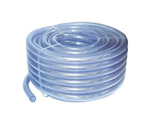 13mm ID 500mm Length Clear Braided PVC Hose with Synthetic Reinforcement