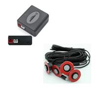 13mm Plane Sensor For Rear Bumper Adjustable Depth 16mm Parking Sensor To Assist Rear Bumper Rear View Camera(Gray)
