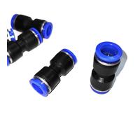 13mm Quick Fitting, Push to Connect Pipe Tube Straight Fittings, Pneumatic Air Line Connector, 10Pcs