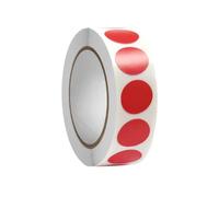 13mm Round Red Dot Stickers 1000 Pack Coloured Sticker Dots Self Adhesive Round Stickers Labels Waterproof Circle Sticky Labels on a Roll for Home Office School Planner Rewards Chart Colour Coding