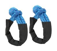 13mm Soft Shackle Set, 2 Pcs High - Strength Recovery Tow Strap with 44092 Lbs Breaking Force, UV - Resistant Polyethylene Soft Shackles for SUV, Truck, ATV, Off - Road and Boat (Blue)