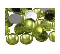 13mm Yellow Jonquil .JQ26 Flat Back Acrylic Cabochons Plastic Gems for Crafts Costume Embelishments Card Making Jewels Jewelry Making Supplies Cosplay Jewels - 50 Pieces