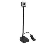 13MP USB Document Camera with Built - In Microphone, Auto Focus Wide Angle Webcam, Flexible Adjustable LED Fill Light for Document Scanning and Video Conferencing