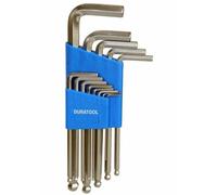 13pc Allen Key Set Hex Socket Set Imperial Ball End Long Arm Heavy Duty Tool